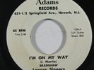 Black Gospel 45 LENORE SINGERS I'm On My Way/My Testimony on Adams VG++
