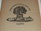 TRAFFIC - JOHN BARLEYCORN MUST DIE LP GATEFOLD PINK LABEL EX/EX