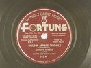 Jimmy Myers c+w 78 rpm DRUNK MAN'S WIGGLE / GOIN' BACK TO W. VA   Fortune 162 M-