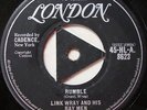 Link Wray - Rumble.  London Tri HLA 8623.    VG - Nice copy.