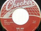 DALE HAWKINS 45 Baby, Baby CHECKER 1957 Rockabilly NEAR MINT #CC221