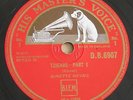 2 x 78 RPM - GINETTE NEVEU - RAVEL - TZIGANE - HMV DB 6907/6908 - (1949)