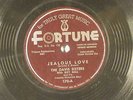 Davis Sisters 78 rpm JEALOUS LOVE / Roy Hall GOIN' DOWN..inst.   Fortune 170 VG+