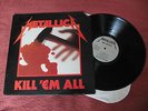 METALLICA-KILL 'EM ALL MEGAFORCE REC. LP  Slayer Testament Death Angel Megadeth