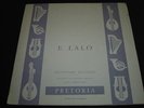 rare Salvatore ACCARDO violin - LALO / Pasdeloup Albert French LP PRETORIA 8014