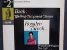 BACH The Well Tempered Clavier Vol. 2 Rosalyn Tureck Decca Gold Stereo DL 710121