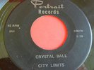 Soul Psych Horn Rock 45 CITY LIMITS Crystal Ball PORTRAIT Ohio QCA Original VG++