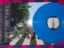The Beatles,Abbey Road,Rare BLUE VINYL album + lyric sheet.not picture disc.