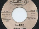 Rare Teen 45 - Donna Loren - Danny - Challenge # 59222 -  Promo - M-