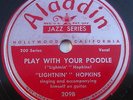 LIGHTNIN' HOPKINS 78 on Aladdin  