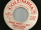 NORTHERN SOUL - JUNIOR LEWIS-- HEAR WHAT I SAY  -HEAR BOTH- PROMO COLUMBIA