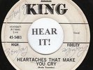 R&B 45 Amos Milburn (King PROMO 5483) Heartaches that Make You Cry/My Sweet...