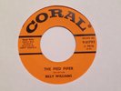 BILLY WILLIAMS The Pied Piper on Coral R&B Popcorn 45 Hear