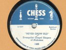 sam phillips recorded 78 CHESS 1486 EVANGELIST GOSPEL SINGERS OF ALABAMA
