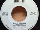 GINO WASHINGTON 45 Gino Is A Coward/Puppet On A String   Ric-Tic