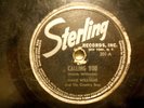 78 RPM-Hank Williams Sr.-Sterling 201-Never Again-Calling You-1947