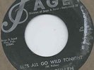 WHITEY PULLEN GENTLY b/w LET'S ALL GO WILD  SAGE ROCKABILLY 45 VG PLAYS NICE