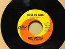 GLEN CAMPBELL, (BRIAN WILSON PRODUCED 45), GUESS I'M DUMB, CAPITOL 5441, 1965
