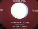 Latin 45 Dueto Hermanas Fraga Conjunto Cortez Ranchera Colonial Tejano Rare Nice