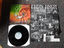Iron Angel Hellish Crossfire LP Vinyl Rare First Press with Poster and Autograph