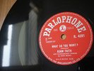 ADAM FAITH 78. WHAT DO YOU WANT?.  ORIG PARLOPHONE 4591 VG+.