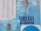 NIRVANA  --  NEVERMIND  BLAUES VINYL  +poster+lyrics