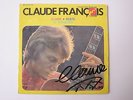 Claude François, 45t dédicacé, autographe, Rare
