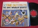 JAZZ LP - DAVE BRUBECK QUARTET - TIME OUT - 6 EYE COLUMBIA CS 8192 STEREO VG+