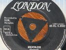 JERRY LEE LEWIS   BREATHLESS b/w DOWN THE LINE   UK TRI LONDON 7
