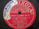 2 x 78 RPM EDWIN FISCHER - BEETHOVEN - PATHETIQUE - ELECTROLA GERMANY BD 3666/7