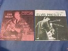 2-1950s Orig ELVIS PRESLEY 45 Record PICTURE SLEEVES Hound Dog-LOVE ME TENDER