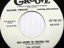 THE GYPSIES 45 Rock Around the Christmas Tree GROOVE Doo Wop CHRISTMAS #T96