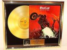 Meat Loaf, Bat Out Of Hell, mit Cover, Gold Record, Schallplatte, Award, platin
