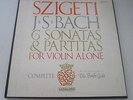 Vanguard BG 627/9 SZIGETI BACH 6 Sonatas & Partitas for Violin Alone 3 LP vinyl