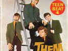 RARE Deutsche The THEM EP 1965 TEENBEAT 4 Decca DX 2390 FÜLLSCHRIFT