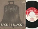 AC DC SINGLE BACK IN BLACK SPANISH UNIQUE COVER RARE 1981