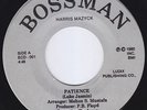 HARRIS MAZYCK Patience  Florida sweet soul 45 COSMIC BOOGIE Rivage HEAR