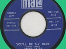DAVID GATES You'll Be My Baby / What's This I Hear 45rpm Mala 1960 rocker