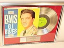 Elvis Presley, G.I. Blues, Platin Record, Schallplatte, goldene, Award