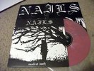NAILS Unsilent Death Lp PINK VINYL on SIX FEET UNDER RECS thrash metal hardcore