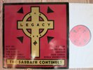 THE LEGACY - THE SABBATH CONTINUES Vinyl LP Sort Sol