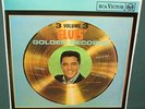 Elvis Presley Golden Records 3 LP SF 7630 UK Orange Small 1969 NM