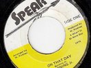 ORIG 1976 JA DUB/REGGAE/ROOTS MONSTER 45 On That Day/Land BURNING JR Spear