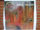 SLAYER - HELL AWAITS - LP - VINYL - METAL BLADE 1988 US - METALLICA- IRON MAIDEN