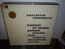 KRZYSZTOF PENDERECKI Passio et mors Domini Nostri Jesu Christi..BASF 2LP BOX GER