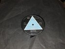 PINK FLOYD - THE DARK SIDE OF THE MOON UK SOLID BLUE TRIANGLE CENTRE LP