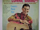 LONNIE BARRON, CASEY CLARK & EVELYN HARLENE: Country Music Star LP (Mono, sligh