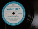 BROWN SKIN GIRL King Radio Norman Span Rare CALYPSO IMPORT JUKEBOX 78 rpm RECORD
