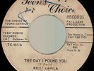 RICKY DAVILA Day I Found You TEX MEX NORTHERN SOUL 45 *hear*