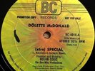 * DOLETTE McDONALD (Xtra) Special RARE BOOGIE FUNK MODERN SOUL BC Promo 12